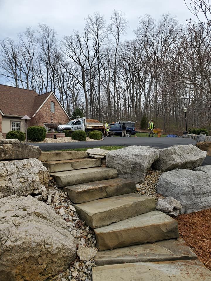 Enhance your outdoor living space with our custom paver patio installations, providing durability and aesthetic appeal while creating a perfect setting for relaxation, entertainment, or family gatherings in any backyard. for Contemporary Landscape in St. Louis, MO