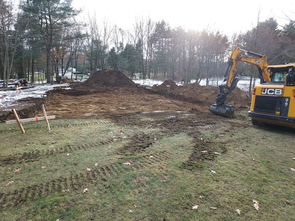 Excavating for MJS Excavating in Hardwick, MA
