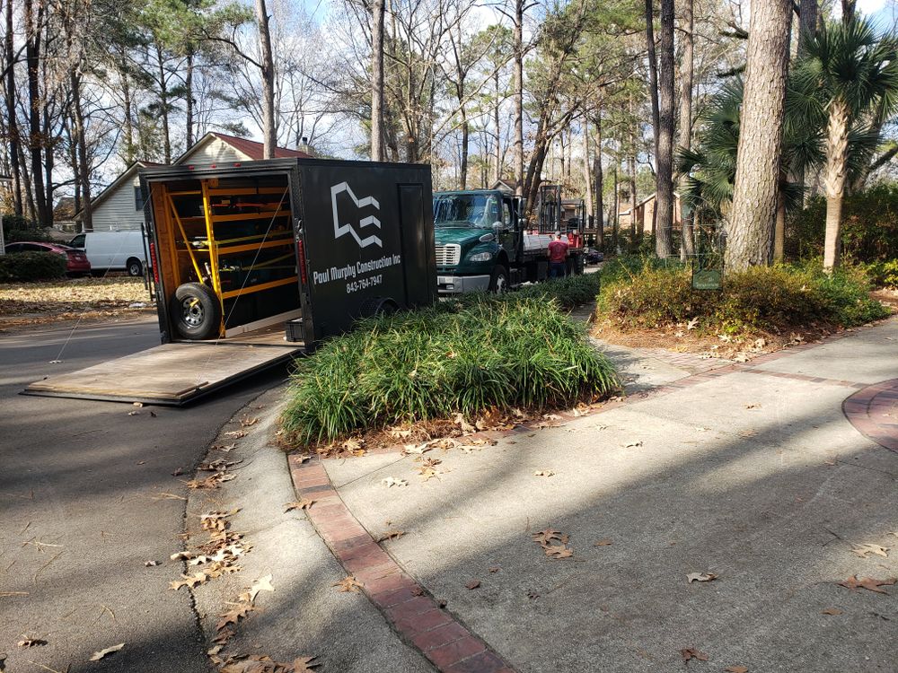 Ipe deck and trellis  for GVL Renovations in Greenville, SC