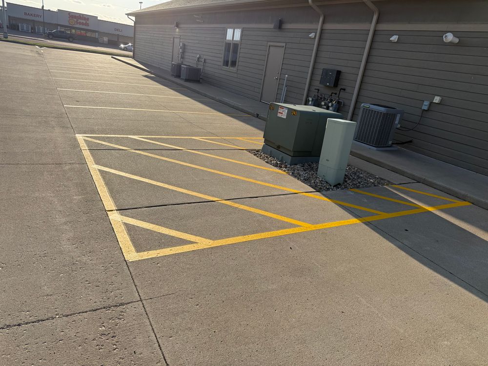 All Photos for Midwest Line Striping LLC in Spirit Lake, IA