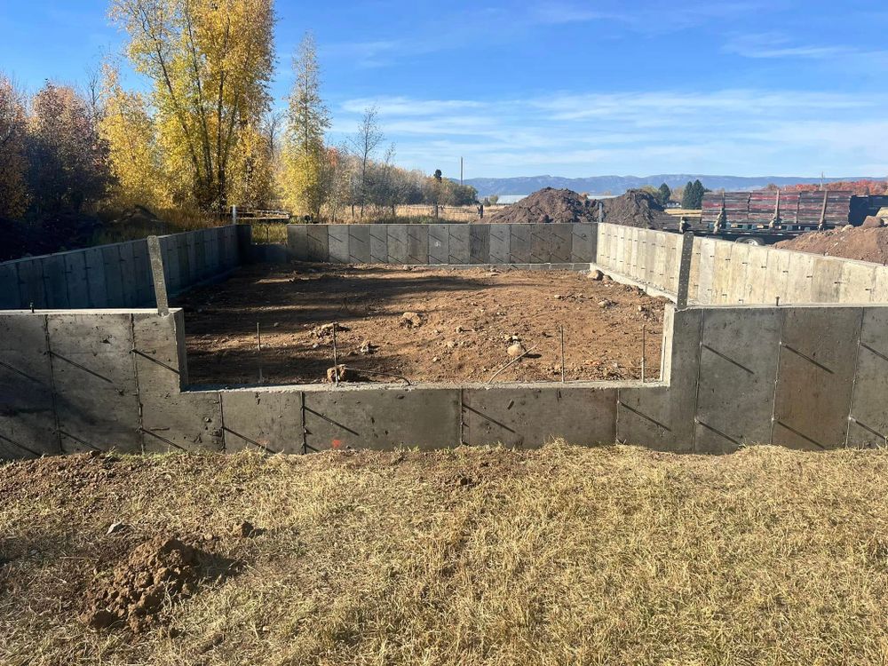 Flat WorkConcrete for A K Concrete in Tetonia, ID