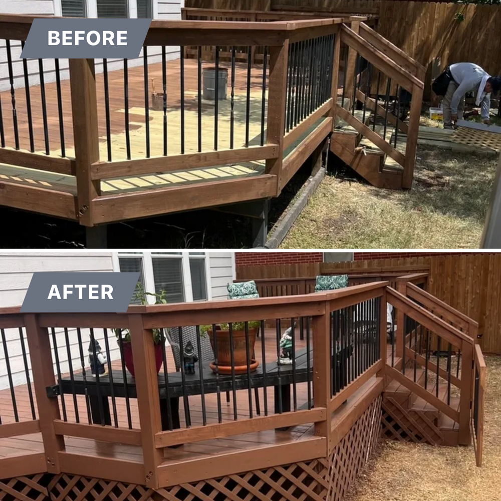 Decks for L.P. Contractors in San Antonio, Texas