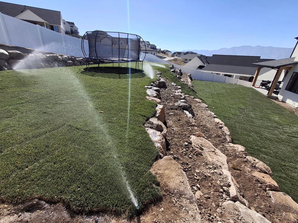 New Sod for Logan River Landscaping in Logan, UT