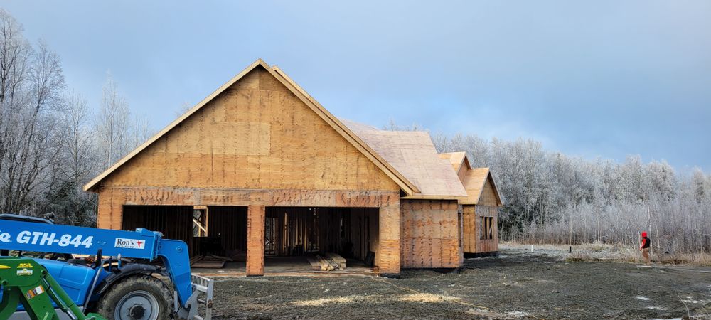 Framing for SteveWorks Construction in Sterling, AK