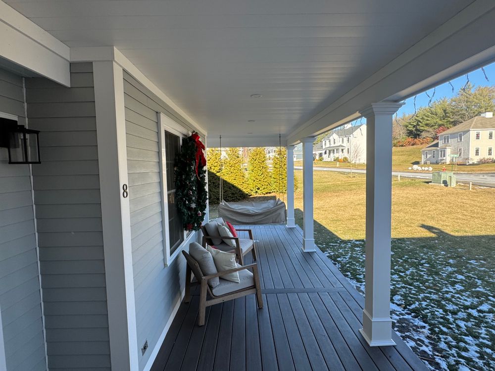 Framers Porch / Addition  for Belfort Builders in Kingston, MA