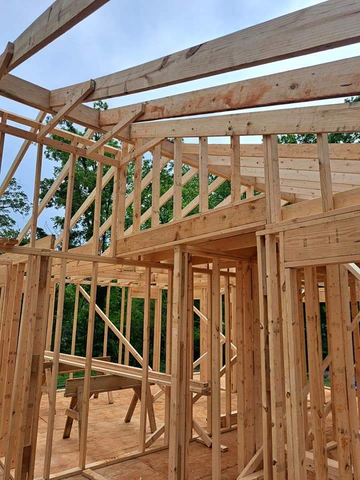 Framing for Rick's creative home improvement and repair in Atlanta, GA