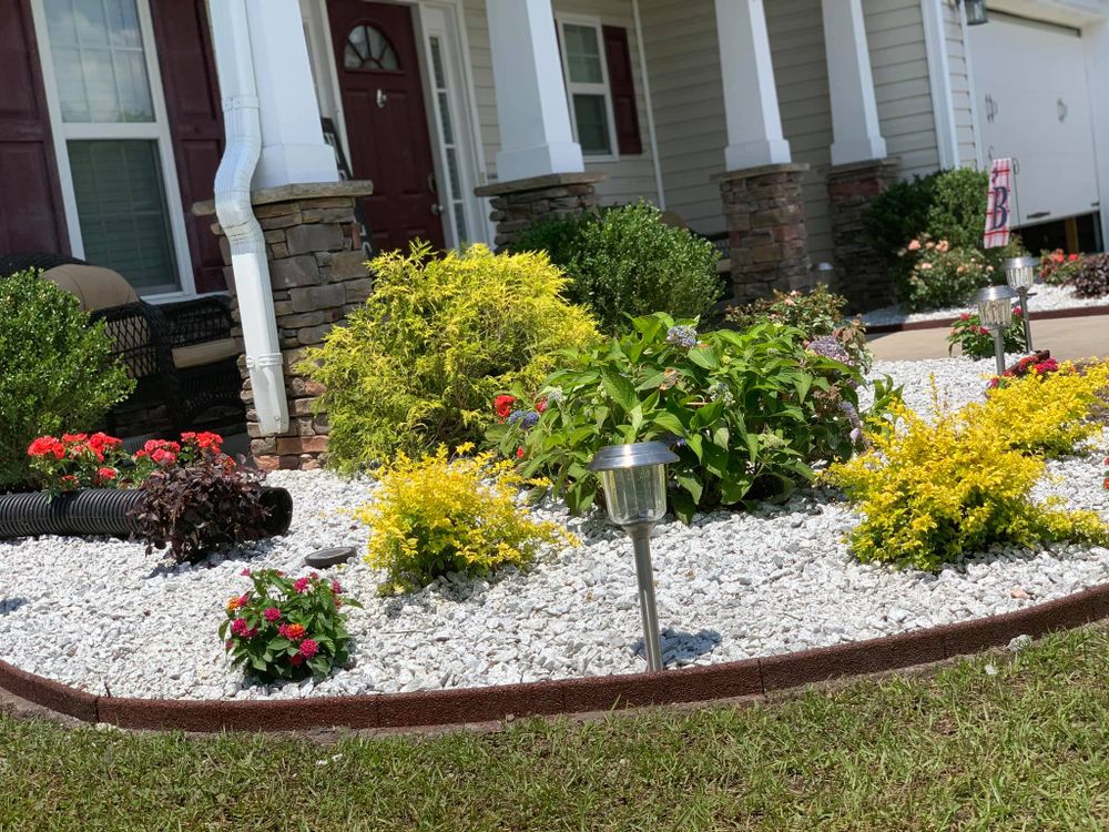 Mowing for All in One Landscaping in Jacksonville, NC