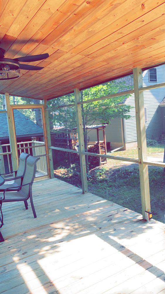 Our Deck & Patio Installation service provides expert construction and remodeling solutions for homeowners looking to enhance their outdoor living space with beautifully designed decks or patios. for ABS Construction LLC in Seymour, WI