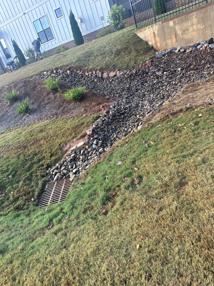 Drainage for Rescue Grading & Landscaping in Marietta, SC