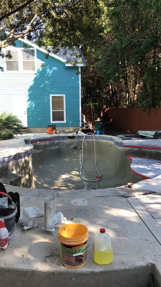 Swimming Pool Renovations: for UBER FORCE in San Antonio, TX