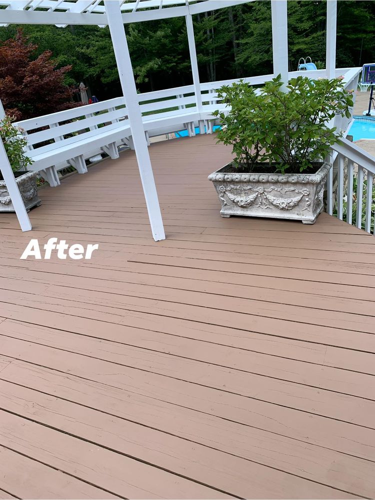 Enhance your outdoor living space with our expert deck and patio construction services. We deliver quality craftsmanship, ensuring durable and beautiful installations that perfectly complement your home's aesthetic. for Minka Painting in Cleveland, OH