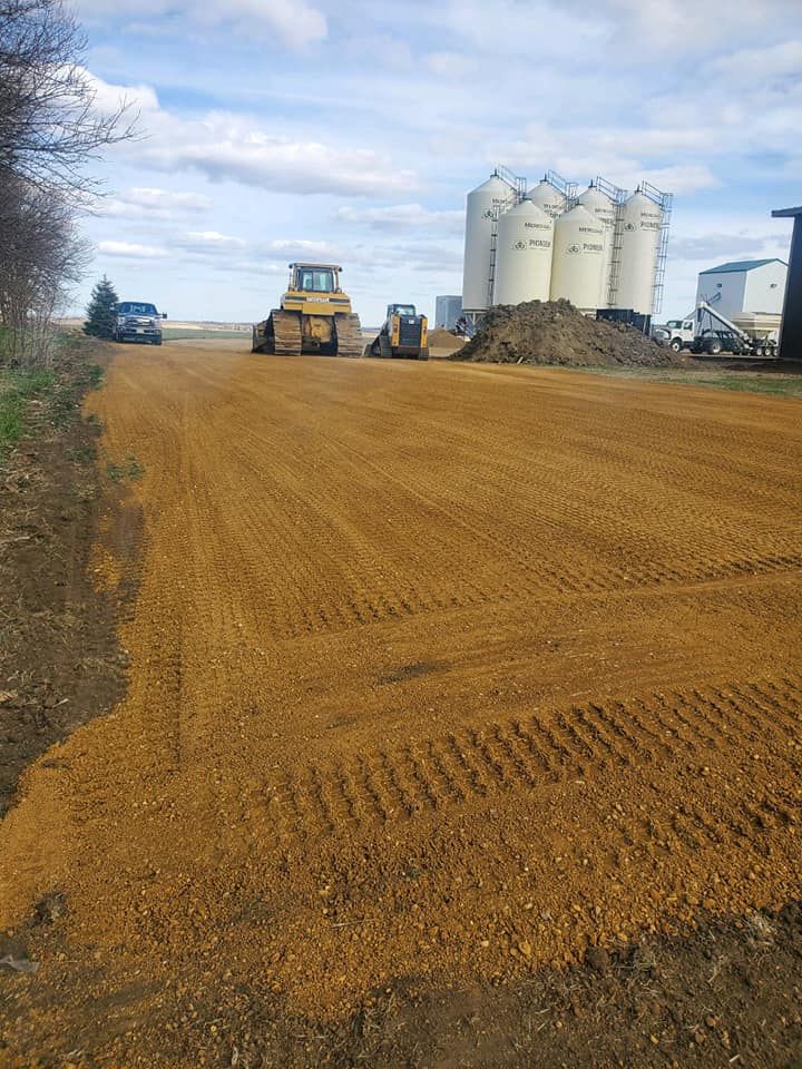 Excavating for Dean Honken Construction in Pipestone, MN