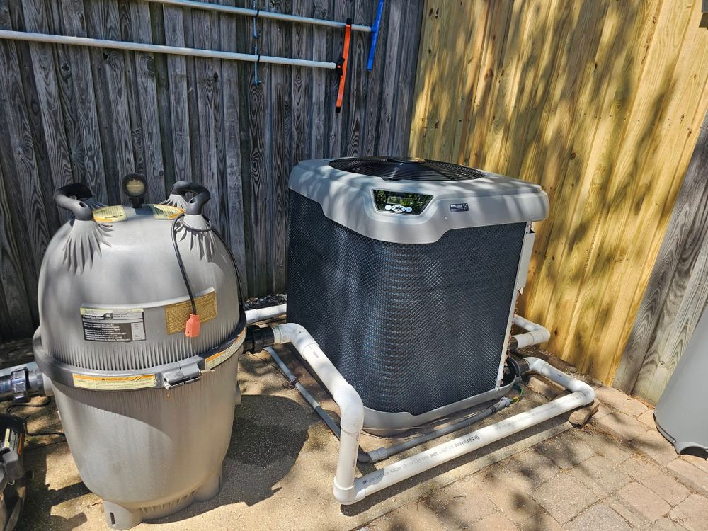 Our Pool Maintenance service ensures your pool stays clean, safe, and crystal clear with regular inspections, cleaning, chemical balancing, and equipment checks tailored to keep your pool in top condition year-round. for Chesapeake Pool Solutions in Pasadena, MD