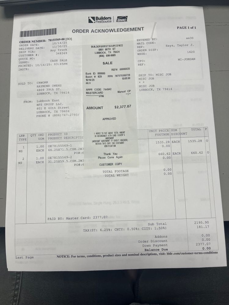 All Photos for CR Work in Lubbock, TX