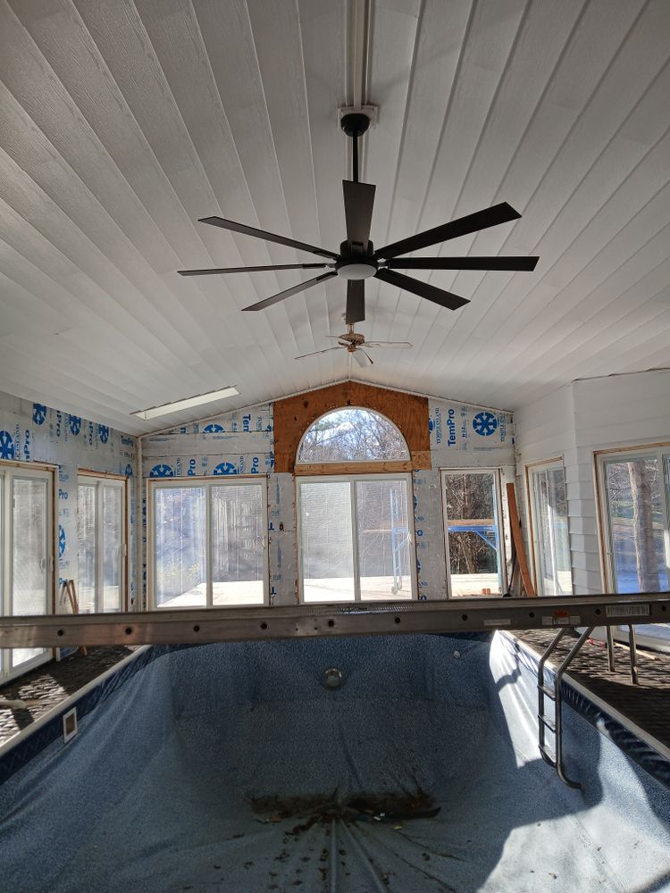 13 doors, 2 windows,  plus pool room Mechanics for Dead Tree General Contracting in Carbondale, Illinois