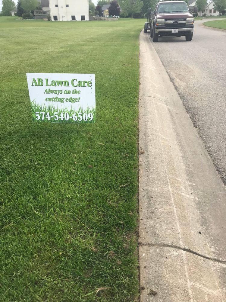 Mowing for AB Lawn Care in Plymouth, IN