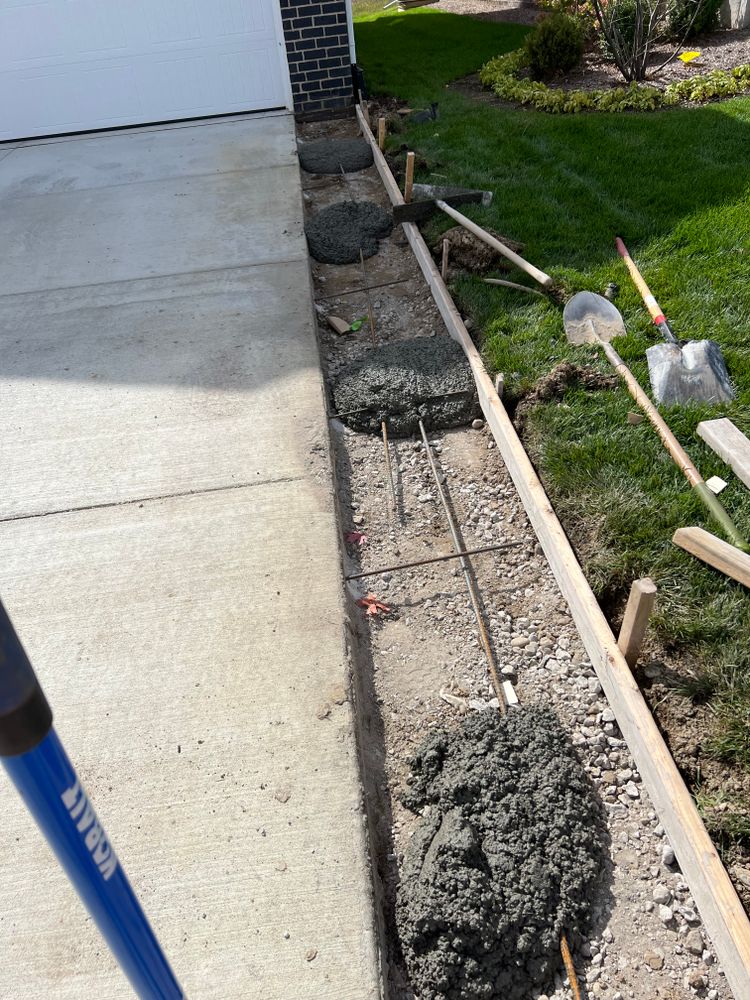 Driveway ribbons/ Add Ons for Ibarra Concrete Services LLC in Detroit, MI