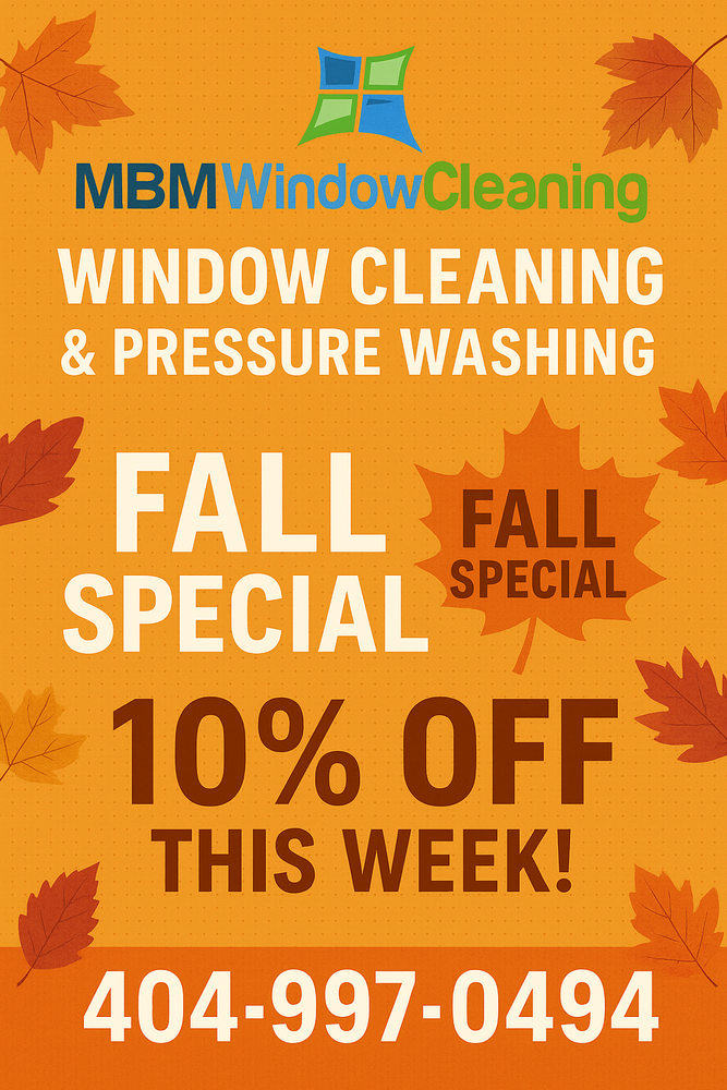 All Photos for MBM Window Cleaning in Gwinnett County, GA