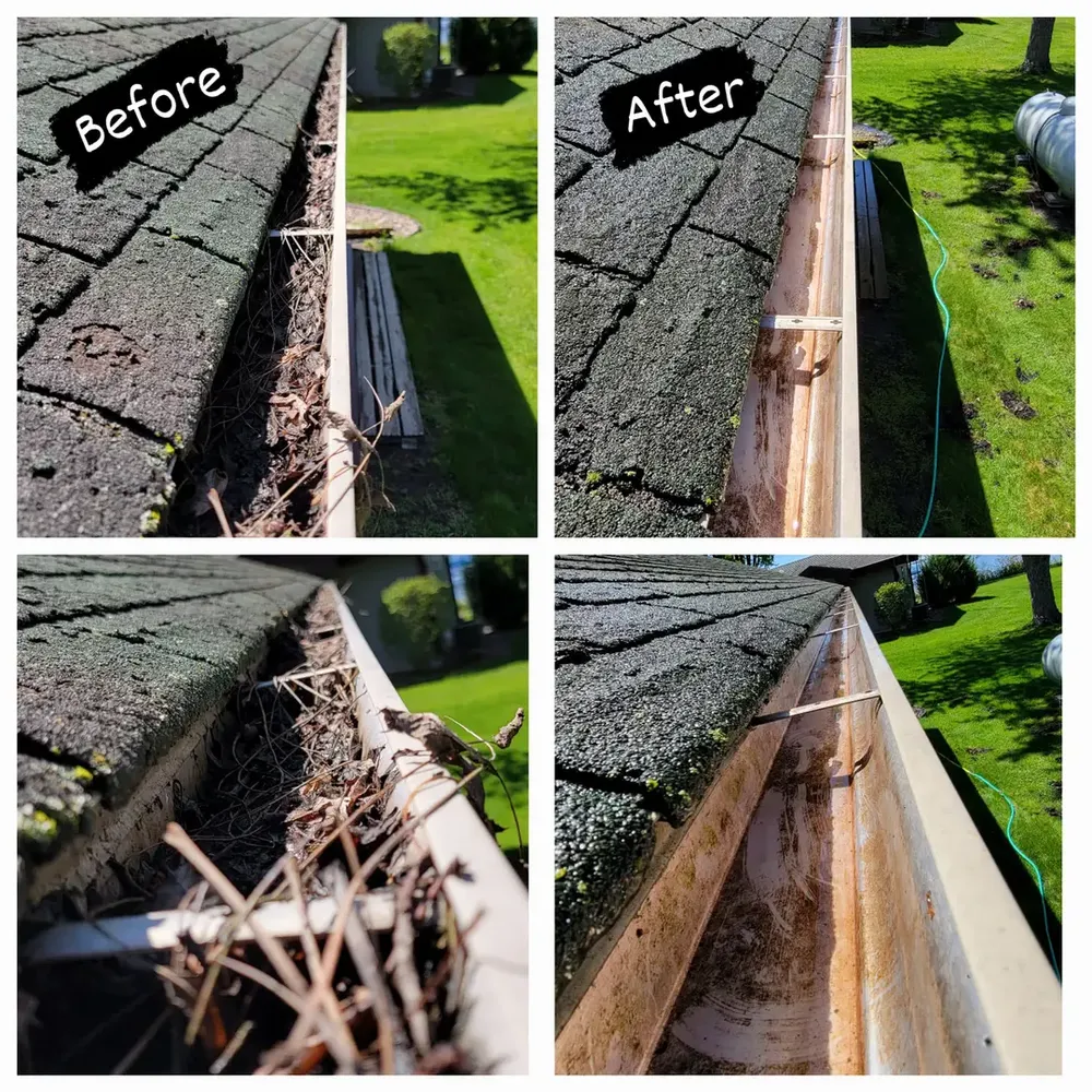 Our Gutter Cleaning service ensures that your gutters are clear of debris and flowing properly, preventing water damage to your home. Trust us to keep your gutters clean and functional. for Xtreme Clean Plus  in Fredericksburg, TX