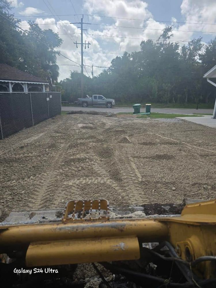 Enhance your property with our professional land grading service, ensuring optimal drainage and a smooth landscape, setting the foundation for beautiful outdoor spaces while preventing erosion and water-related issues. for Nick of Time Tree Service in North Port, FL