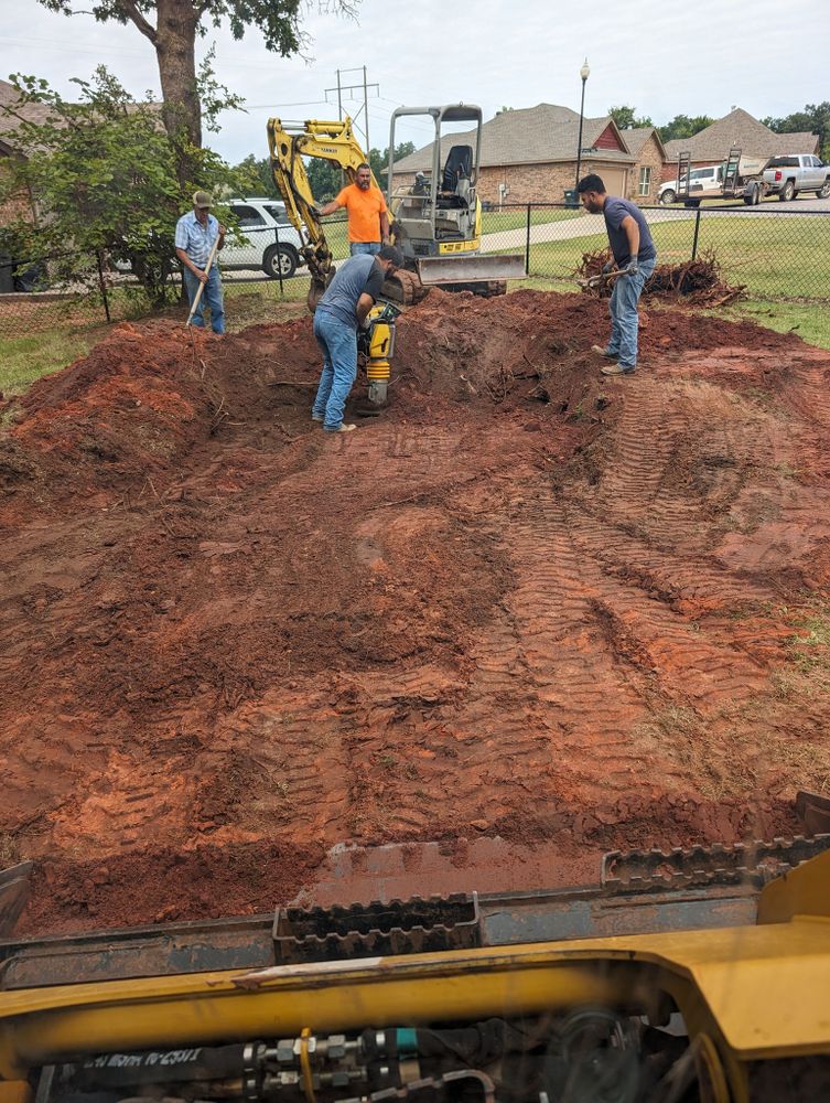Our Leveling service ensures a perfectly even surface for your construction projects, enhancing stability and appearance. Trust our professional team to prepare your site efficiently and with precision for optimal results. for Nathan Foyil Bobcat Work in Guthrie, OK