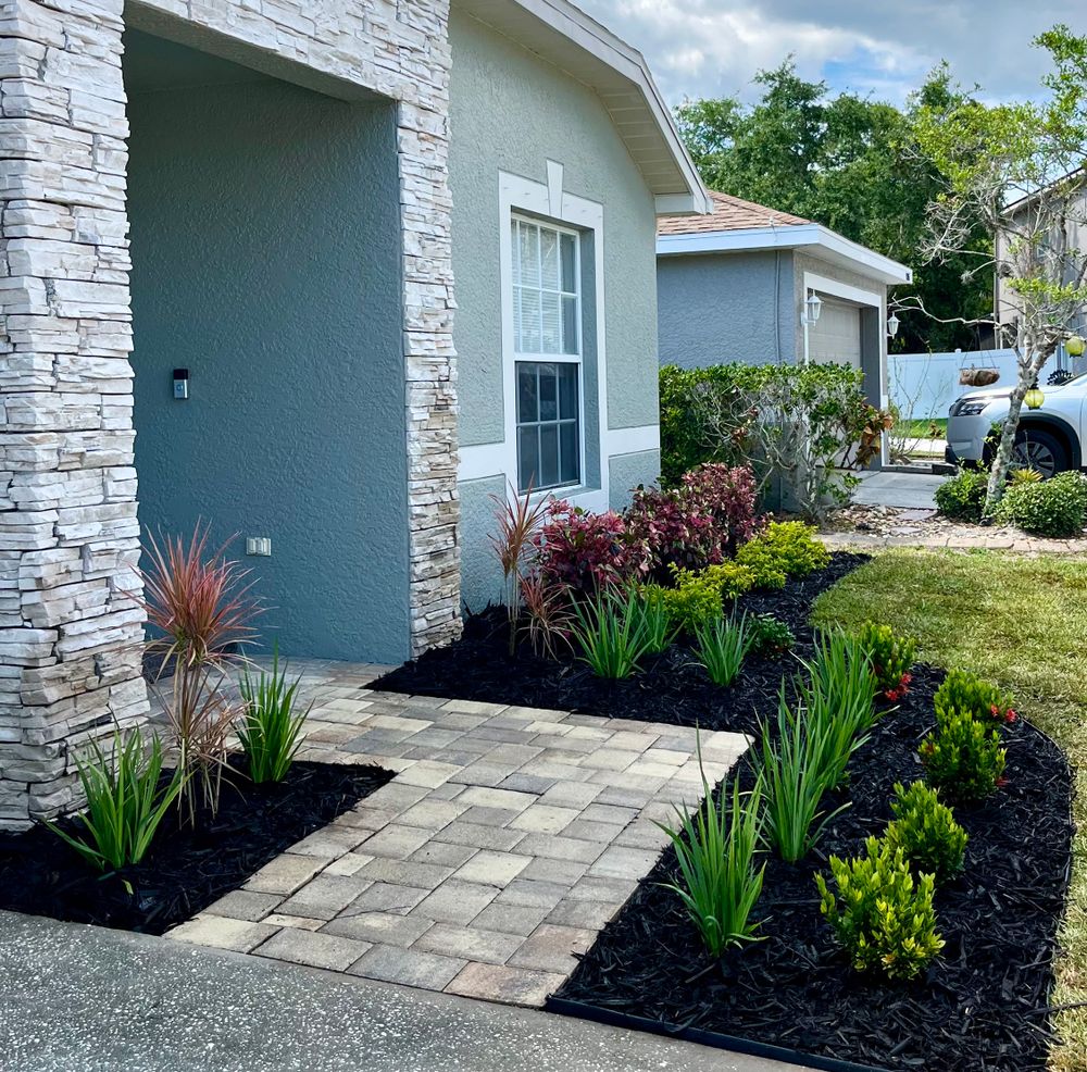 Landscape Design and Installation for Verimay's Garden and Landscaping in Hillsborough County, FL