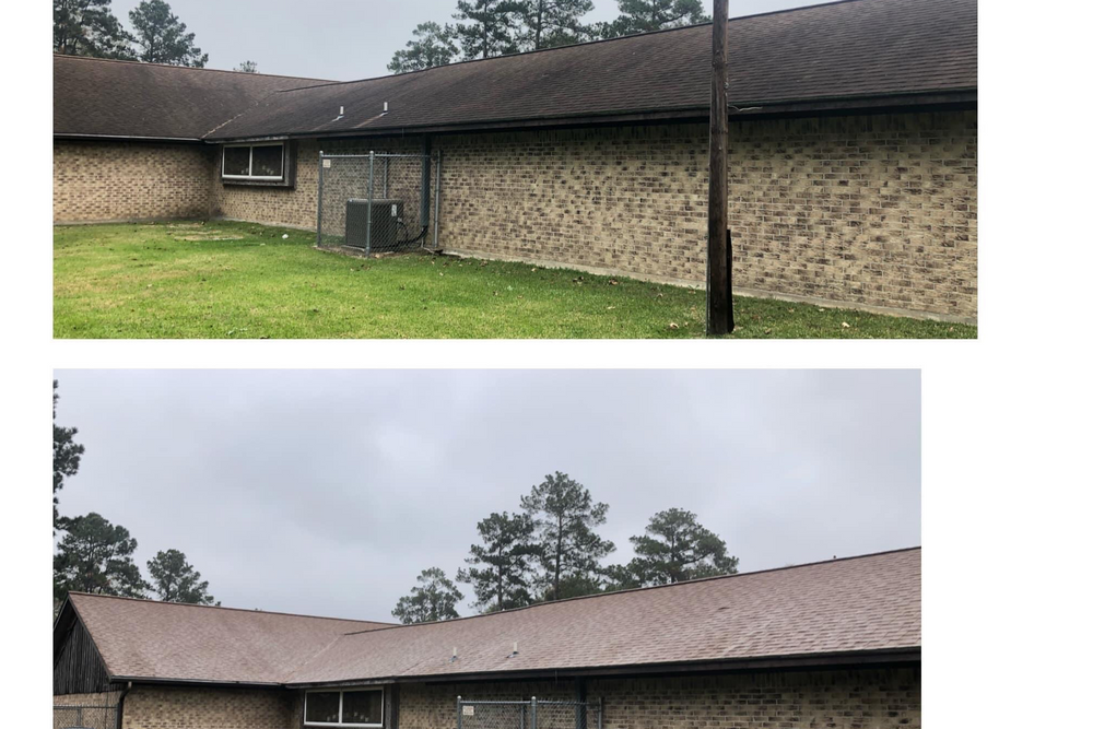 Roof cleaning for JB Applewhite's Pressure Washing in Anderson, SC