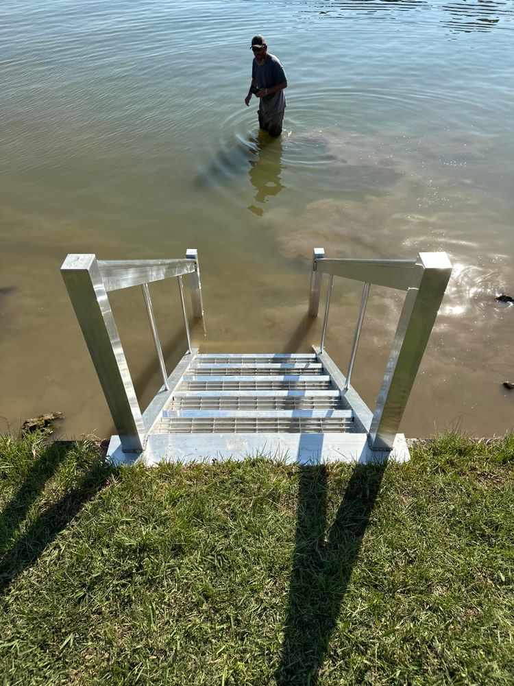 Lake Steps for BR Construction LLC  in Corsicana, TX