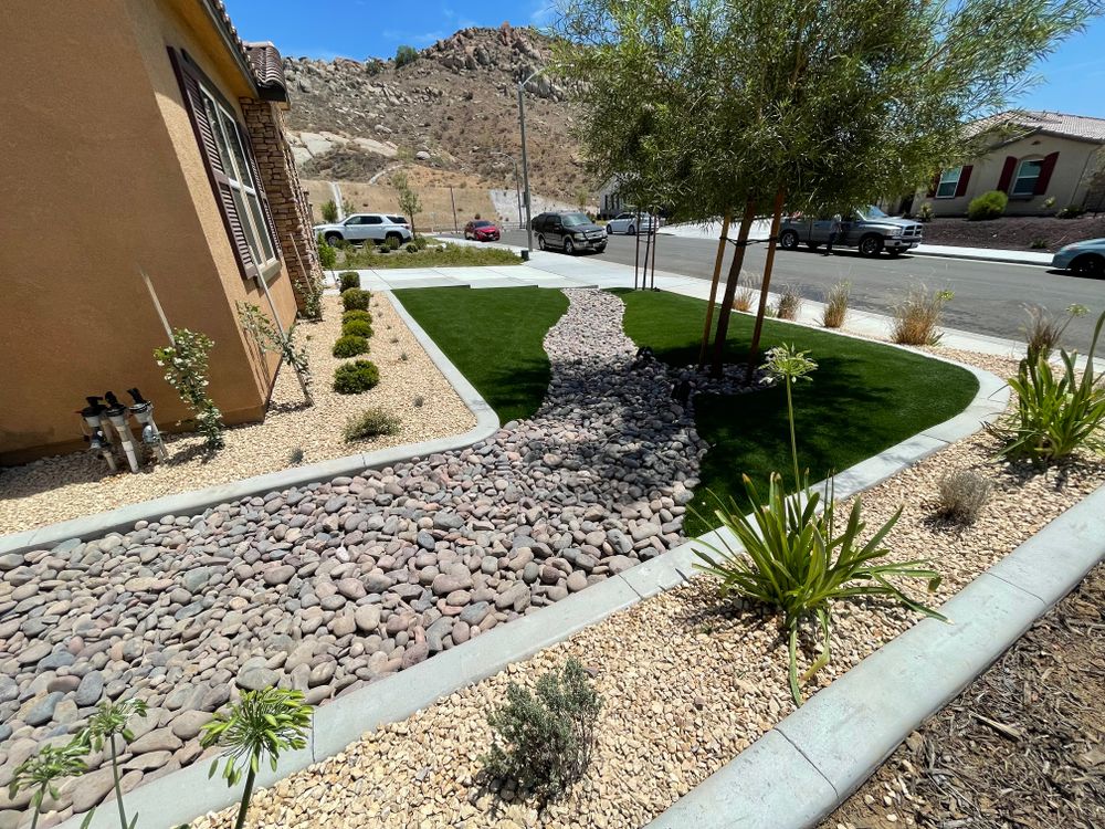 Artificial Turf Installation for Aidan Jade Landscaping in Riverside County, CA