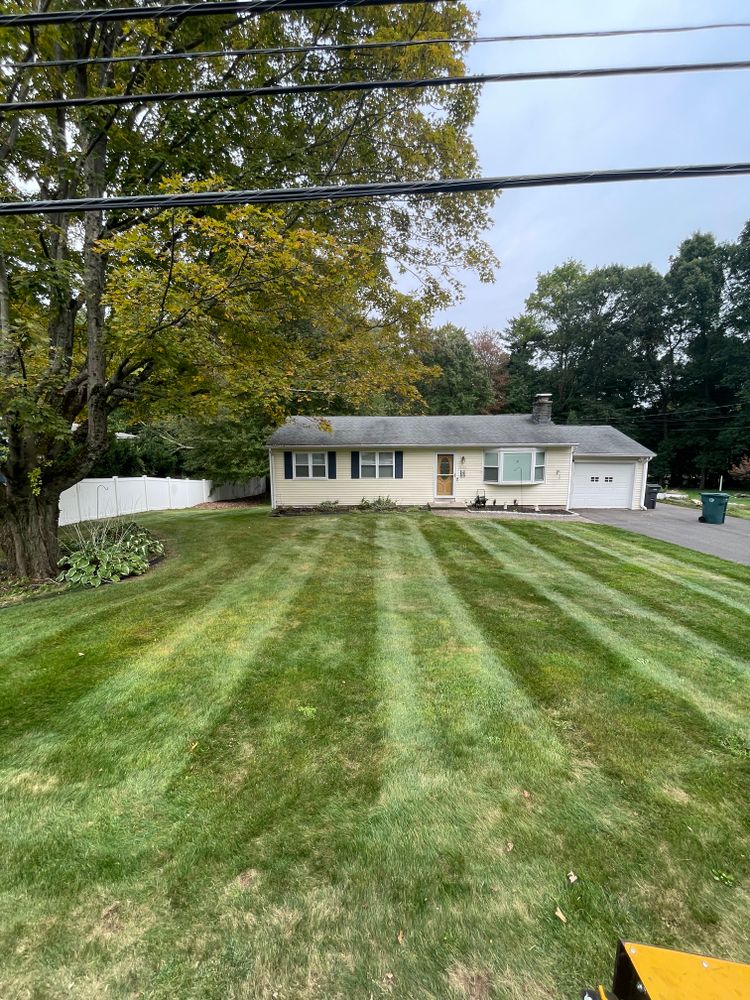 Full Landscape Redesign for Blades of Glory LLC in Cheshire, CT
