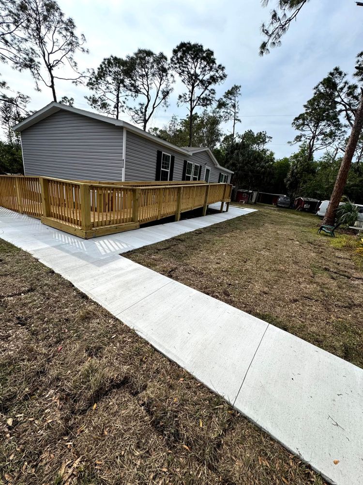 Transform your outdoor space with our professional sidewalk installation services. We provide durable, aesthetically pleasing concrete solutions that enhance curb appeal and increase the value of your property. for Cann's Concrete and Construction in Coopersburg, PA