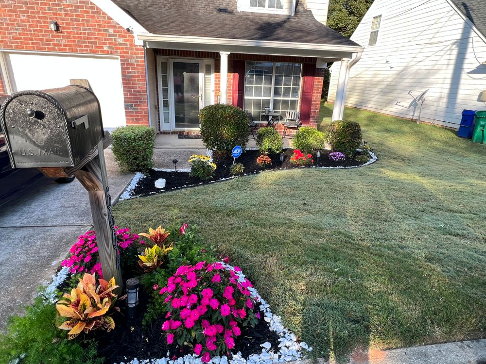 Flower beds are a great way spruce up any yard! They help define a bring some beauty and color to any property. We have a variety of designs that can be built. for Prime Lawn LLC in Conyers, GA