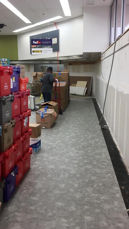 Interior Renovations for 7J Facility Services in Houston, TX