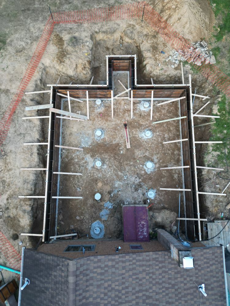 Excavation/Foundation work for Golden Hammer in Long Island,  NY