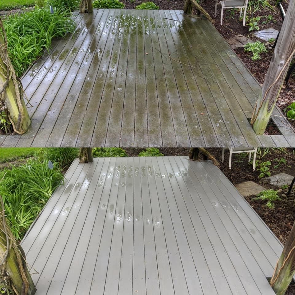 Deck cleaning for JB Applewhite's Pressure Washing in Anderson, SC