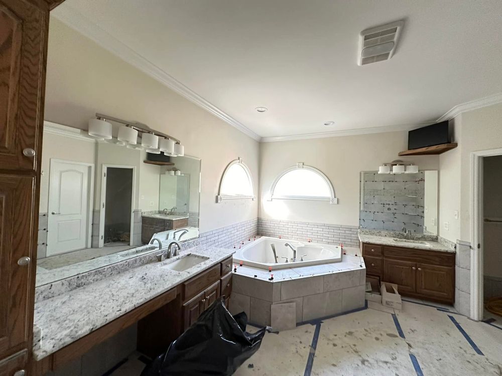 Tiling for Novo Tile Co. in Lillington, NC