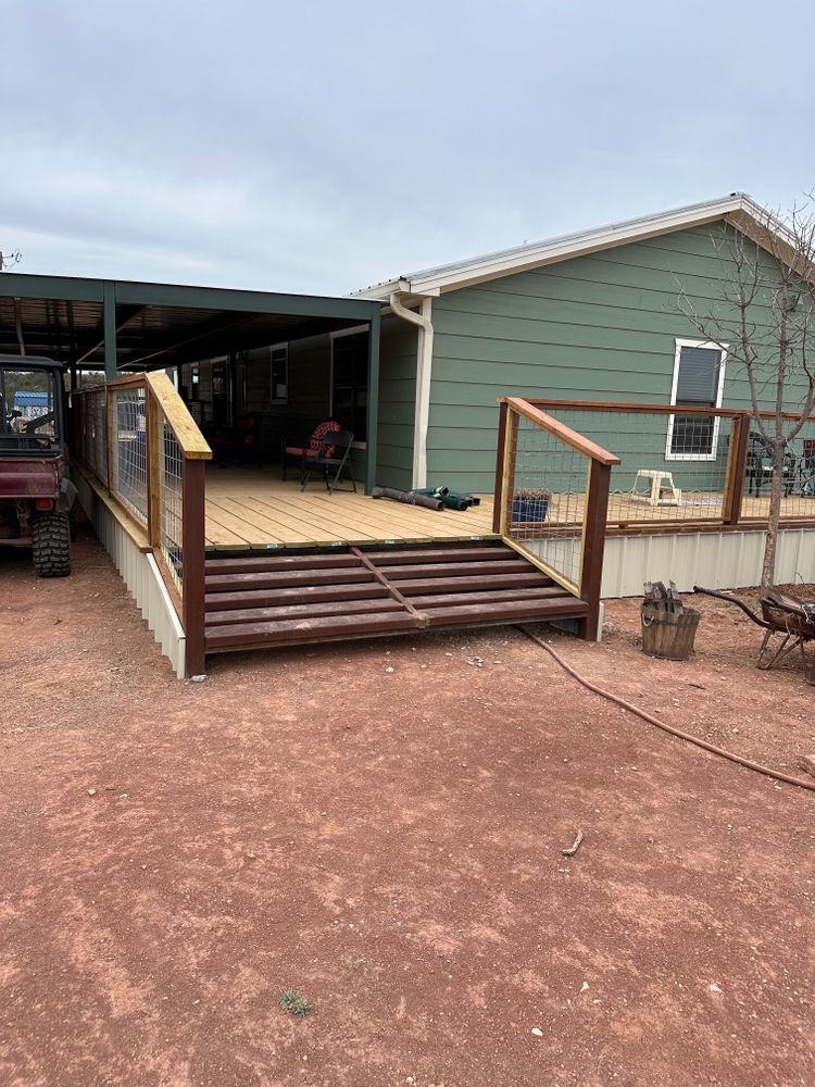 Custom Decks for Bean Welding & Construction LLC in Ballinger, TX