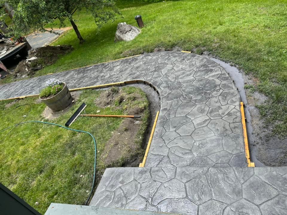 Enhance your home with our expert stair design and installation service, providing durable concrete solutions tailored to your style. Elevate functionality and aesthetics seamlessly with our professional craftsmanship. for LeClaire Flatworx in Bomoseen, VT