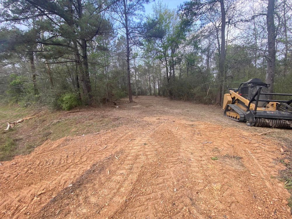 Land Clearing for South Mississippi Land Management LLC in Columbia, Mississippi