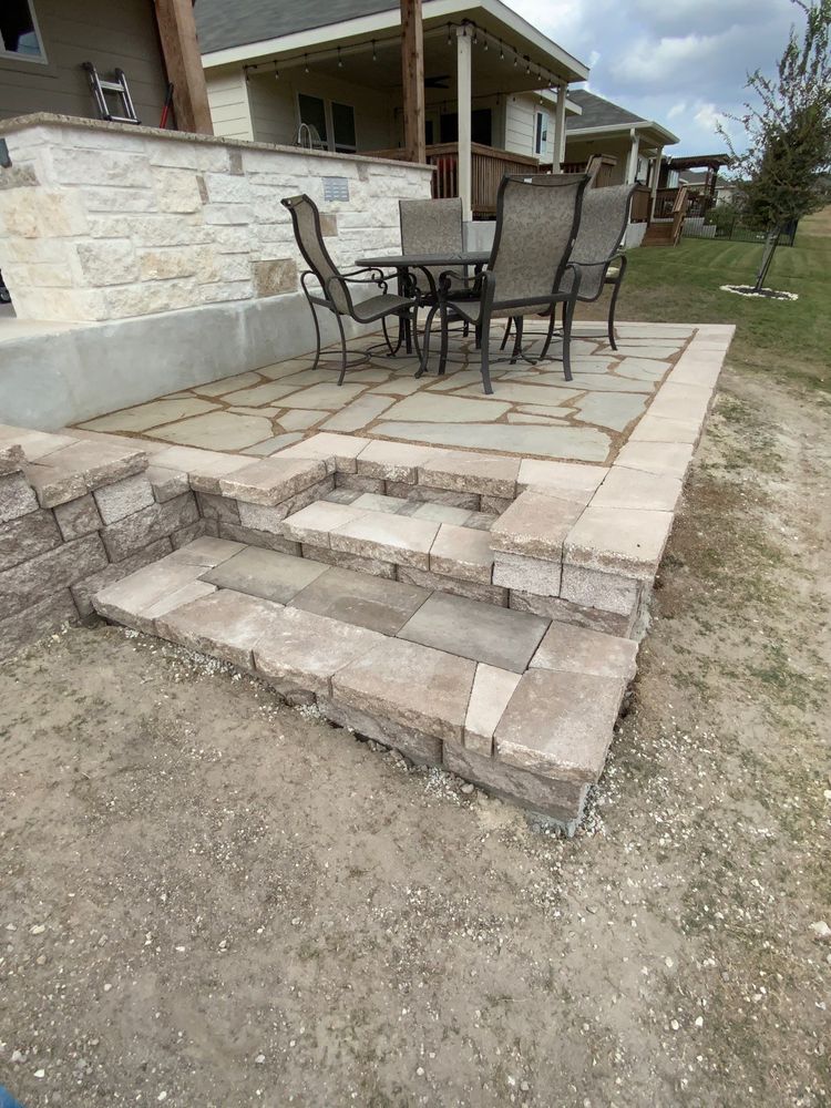 Landscape Design and Installation for Espinoza Landscape in Cibolo, TX