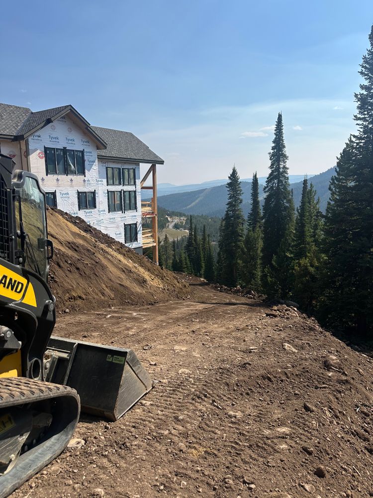 Dirt Work for R&H Homes in Bozeman, MT