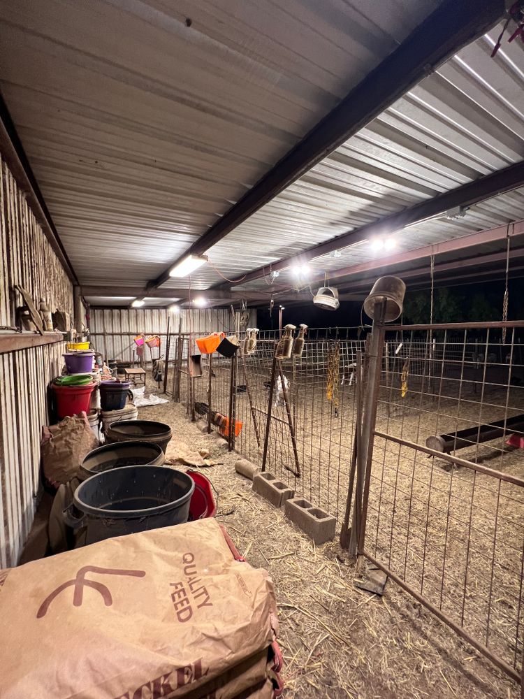 Lighting Installs for LUX Electric in Floresville, TX