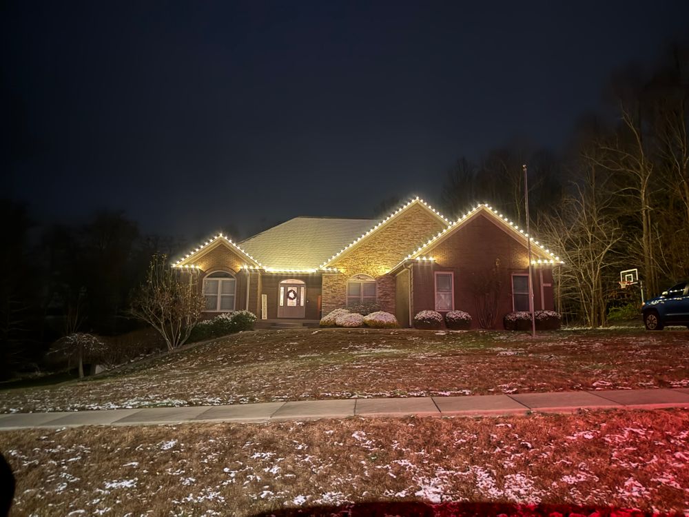Christmas Light Installation Gallery for Bluegrass Brothers Exterior Services LLC in Elizabethtown, KY