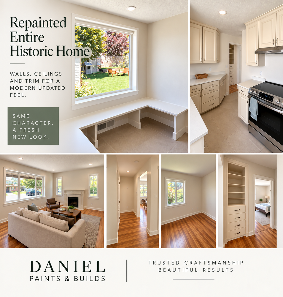 Interior Painting gallery for Daniel Paints & Builds in Sandy, UT