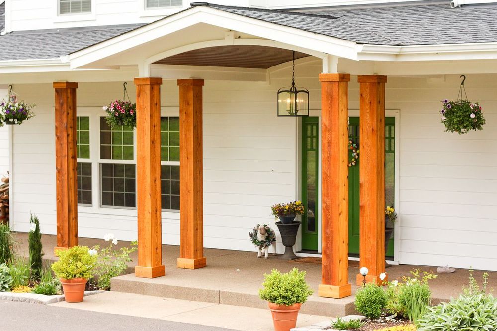 Enhance your home's curb appeal with our Front Porch & Pillar Renovation service, offering expert craftsmanship and quality materials to transform and revitalize your outdoor space, ensuring durability and aesthetic charm. for Father and Son Handyman in 44060, OH
