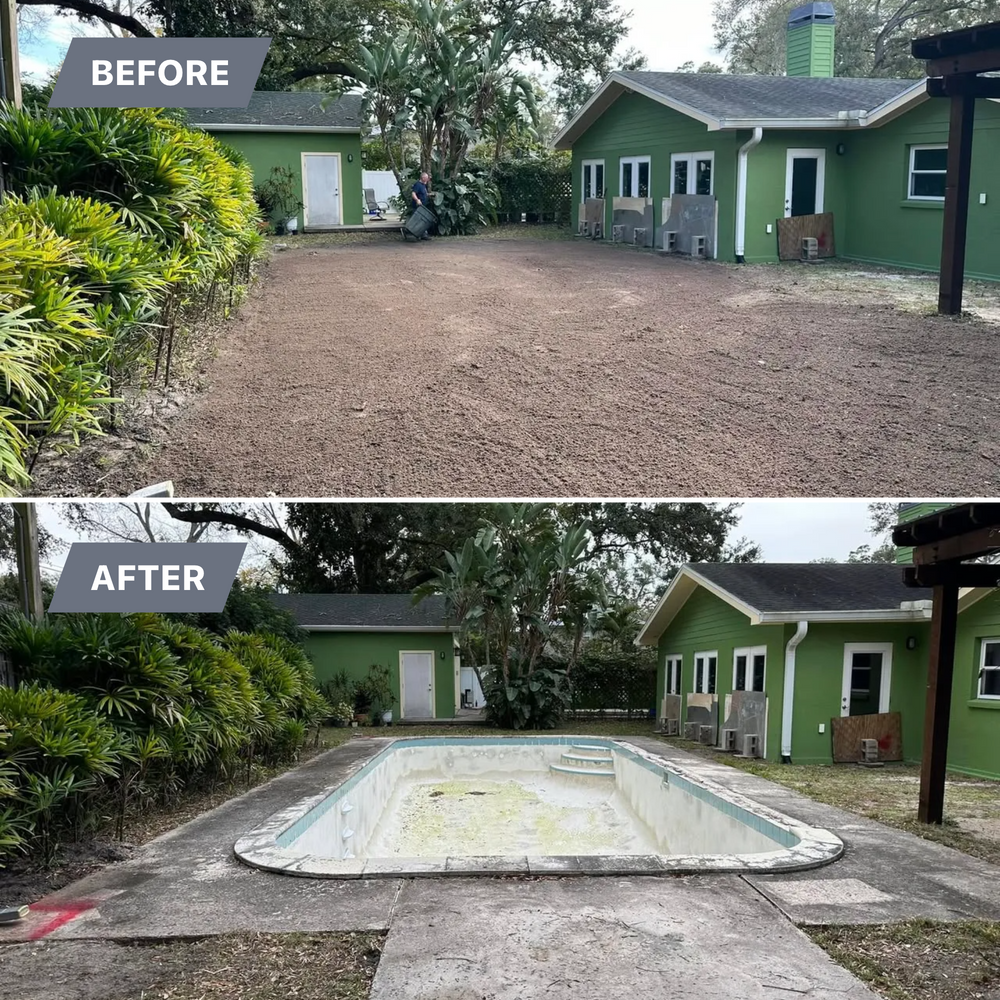 Before and Afters for POZ Property Solutions in Tampa, FL