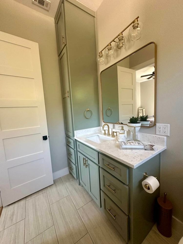Transform your kitchen or bathroom with our Cabinet Refinishing service, offering expert restoration and a fresh look. Enhance durability and aesthetics without the cost of full replacement. for TKO Custom Wood Works in Denison, TX