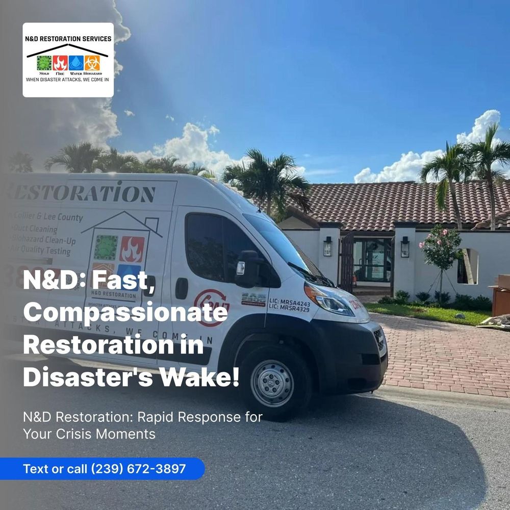 instagram for N&D Restoration Services When Disaster Attacks, We Come In in Cape Coral,  FL