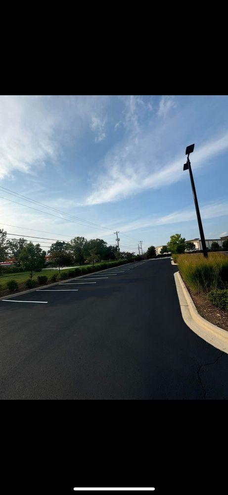 Lining and Striping for Seaside Pressure Cleaning & Asphalt Maintenance in Wilmington, North Carolina