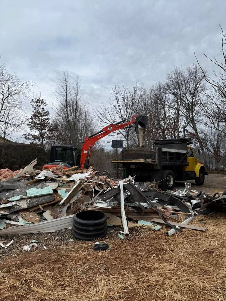Excavating for PCC Land Works in Marshall, NC